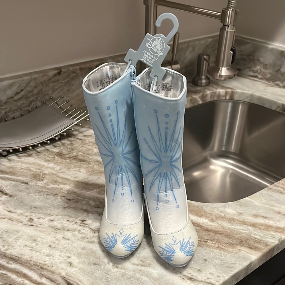 Disney Frozen Kids Boots - Light Blue
